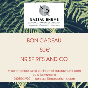 Carte Cadeau 50€ NR Spirits & Co