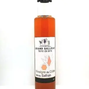 Ferme du Grand Balleau - Vinaigre de Cidre Bio au Safran