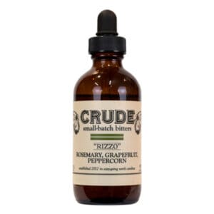 CRUDE - bitter rizzo rosemary, grapefruit, pepper corn